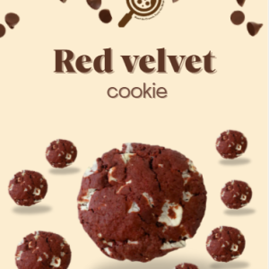 Bánh quy Red Velvet handmade 20g (1 cái) | Cookie Hunter